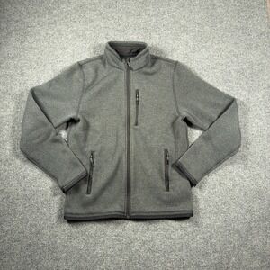 Filson Ridgeway Polartec Full Zip Fleece Jacket Gray Outdoors Men's Medium